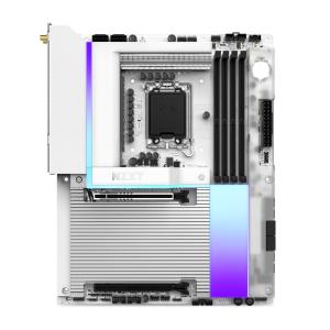 N9-Z89XT-W1 NZXT N9 Z890 Gaming Motherboard - Intel Z890 Chipset with Wi-Fi and White Covers