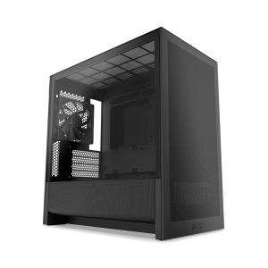 H3 Flow Micro ATX Airflow Case - All Black thumbnail