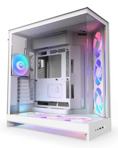H9 Air Flow (2025) Large Dual-Chamber White RGB+ Mid Tower Case thumbnail