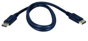 QVS DP, 6ft. 1.8 m DisplayPort Black