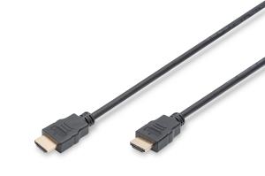 EU Product - HDMI Anschlusskabel High Speed mit Ethernet 2m schw. thumbnail