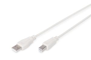 EU Product - USB 2.0 Anschlusskabel Typ A -B  St/St    1.8m beige thumbnail