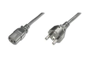 EU Product - Netzanschlusskabel, 1,8m, Schuko - C13, schwarz thumbnail