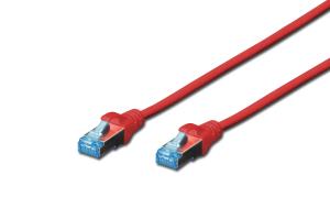 EU Product - Patchkabel RJ45 SF/UTP Cat5e  2.00m rot  Hebelschutz Polybeutel thumbnail