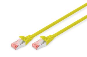 EU Product - Patchkabel Cat6  S/FTP 2xRJ45  1.0m gelb Hebelschutz Polybeutel thumbnail