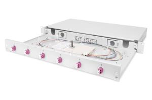 EU Product - LWL Splei�box 1HE best�ckt  6x LC DX OM4 grau thumbnail