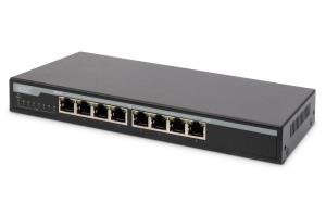 EU Product - Switch 8-Port  Gigabit 135W PoE Unmanaged schwarz thumbnail