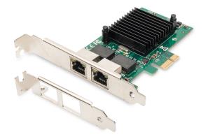 DN-10132 DIGITUS Gigabit Ethernet PCI Express Card, 2-port