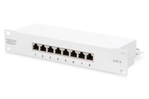 DN-91608S-G DIGITUS CAT 6, Class E Patch Panel, shielded, grey