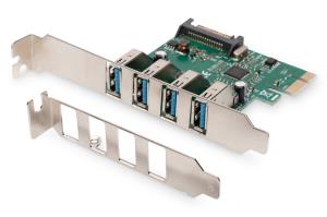 DS-30221-1 DIGITUS 4-Port USB 3.0 PCI Express Add-On Card