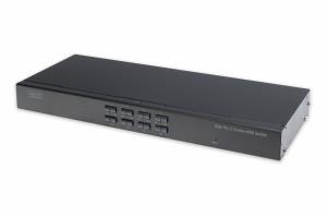 DS-23200-2 DIGITUS KVM Switch 1 User ->  8 PCs (je PS/2 od. USB)