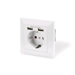 EU Product - Safety socket for flush mounting with 2 USB ports thumbnail