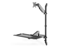 DA-90372 DIGITUS Flexible wall-mounted Stand/Sit workstation, single monitor
