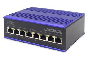 EU Product - Switch Ind. 8-Port  10/100          Unmanaged blau thumbnail