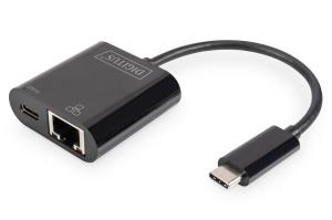 DN-3027 DIGITUS USB Type-C Gigabit Ethernet Adapter mit Power Delivery Unterst?tzung