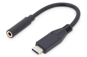 AK-300321-002-S DIGITUS USB Type-C audio adapter cable, Type-C to 3.5mm stereo