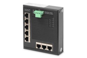 EU Product - Switch Ind. 8-Port  Gigabit Flat    Unmanaged schwar thumbnail