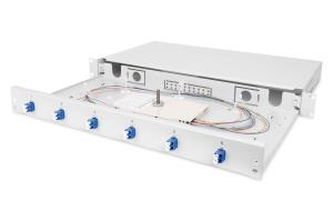 EU Product - LWL Splei�box 1HE best�ckt  6x LC DX OS2 grau thumbnail
