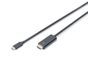 EU Product - USB C Adapterkabel Typ C -HDMI A 4K St/St 5.0m, sw thumbnail