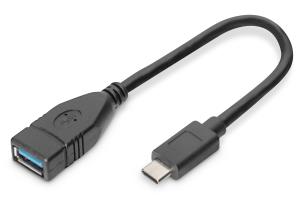 DB-300315-001-S DIGITUS USB Type-C Adapter / Konverter, OTG, Type-C auf A