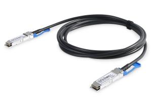 EU Product - Kabel QSFP28 100G DAC  1.0m schwarz  AWG 30 thumbnail