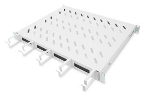 EU Product - Rack acc Shelf with Cable Guide 1HE Grey - Steel thumbnail