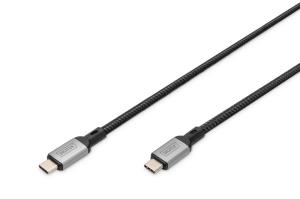 EU Product - Anschlusskabel USB4.0/C -> C  20Gbit/s    3m schwarz thumbnail