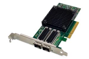 DN-10180 DIGITUS 2 port 25 Gigabit Ethernet network card, SFP28, PCI Express, Mellanox chipset