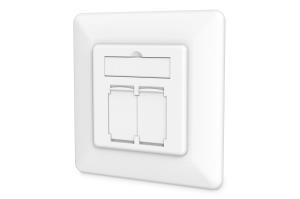 EU Product - CAT 6A class EA network socket, design-compatible, shielded, flush-mounted, 4 directions thumbnail