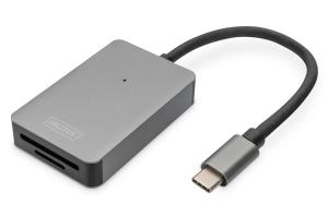 DA-70333 DIGITUS USB-C Card Reader, 2 Port, High Speed