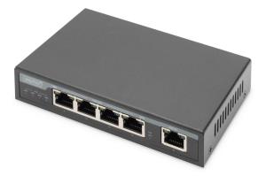 DN-95128-1 DIGITUS 4 Port Gigabit 4PPoE Extender, 802.3at, 60 W