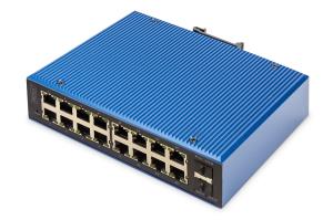 DN-651158 DIGITUS Industrial 16+2 -Port L2 managed Gigabit Ethernet Switch