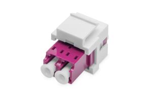 EU Product - LWL Kupplung LC/LC Multimode-OM4 Dupl.Keystone-Modul thumbnail