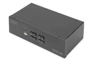 EU Product - KVM Switch 4-Port 4K30Hz 2xHDMI 2xUSBA 2x3,5mKlinke thumbnail