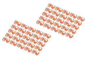 EU Product - Farbclips f�r Patchkabel 100Stk. Orange thumbnail