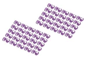 EU Product - Farbclips f�r Patchkabel 100 Stk. Violett thumbnail