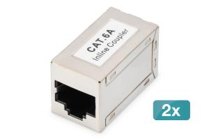 EU Product - Modular Kupplung CAT 6A geschirmt - 2 Stk. thumbnail