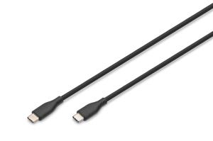 EU Product - USB 2.0 Kabel Typ C -C Silikon St/St 0,5m    schwarz thumbnail
