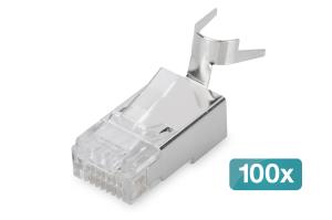 EU Product - Modularstecker Cat6 f�r Rundkabel 100Stk thumbnail