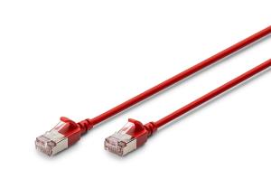 EU Product - Patchkabel CAT 6A F/FTP Slim 0,50m rot thumbnail