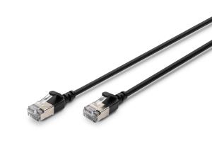 EU Product - Patchkabel CAT 6A F/FTP Slim 1,50m schwarz thumbnail