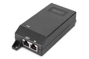 EU Product - Gigabit Ethernet PoE Injektor 802.3at 30W schwarz thumbnail