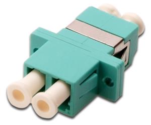 EU Product - LWL Kupplung LC->LC Multimode Duplex OM3 aqua Bulk thumbnail