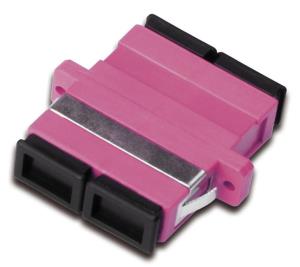 EU Product - LWL Kupplung SC->SC Multimode Duplex OM4 violet thumbnail