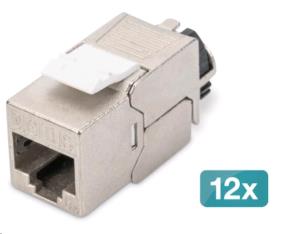 EU Product - CAT 6A Keystone Modul geschirmt,Kabelmanager 12 Stk. thumbnail