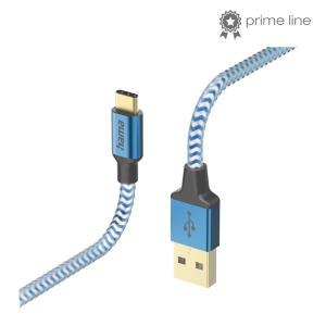 REFLECTIVE CABLE USBA  USBC 1.5M BLU thumbnail