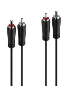 Hama 00205257 audio cable 1.5 m 2 x RCA Black thumbnail