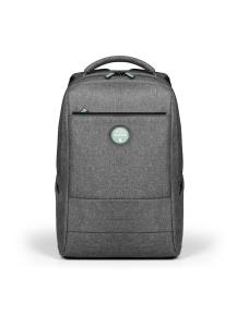 400703 PORT DESIGNS Yosemite Eco backpack 15.6 carry case. Made from recycled materials (r-PET & PET) with compact and ultra lightweight design provides plenty of storage for documents and accessories. Includes  PET rain cover with light reflective bands; comfortable padded