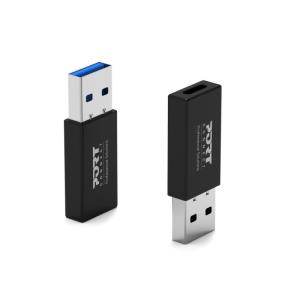 EU Product - Adapter USB-C auf USB-A 2er Pack Konverter schwarz thumbnail