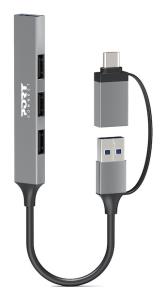 HUB USB 4 PORTS SLIM COMBO FOR thumbnail
